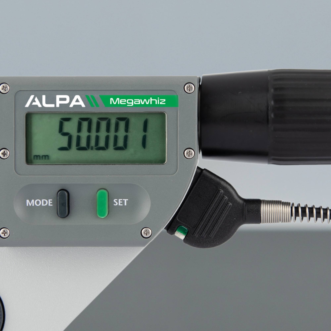 Digital micrometers for internal and external measurements