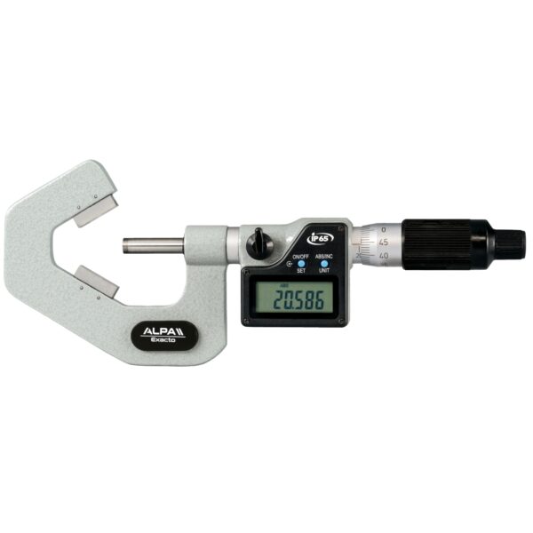 V-anvil micrometer IP65 ALPA BA085