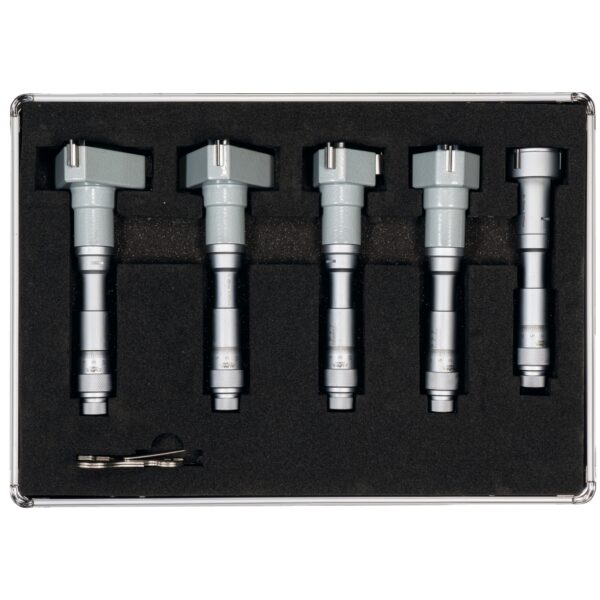 Three-point micrometer for internal measurements sold in sets ALPA BB272