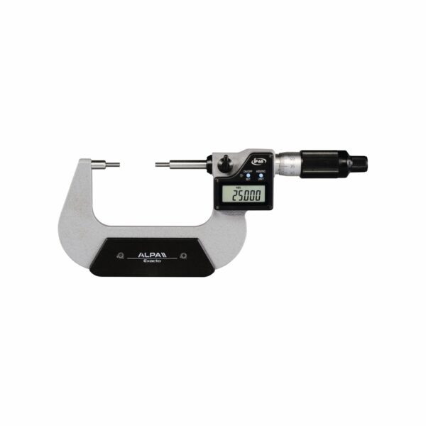 Digital micrometer IP65 with small measuring surfaces ALPA BA055