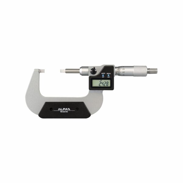 Digital micrometer for grooves IP65 ALPA BA060