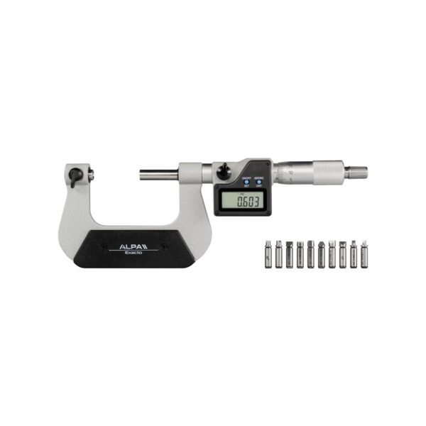 Digital micrometer IP65 for threads ALPA BA080